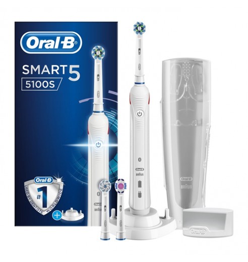 Электрическая зубная щетка Oral-B Smart 5 5100S White