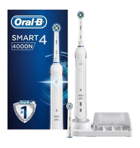 Электрическая зубная щетка Oral-B Smart 4 4000N White