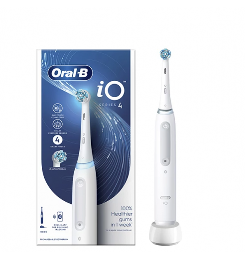 Электрическая зубная щетка Oral-B iO 4 Quite White (IOG4.1A6.0)