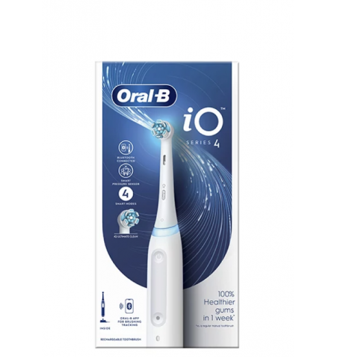 Электрическая зубная щетка Oral-B iO 4 Quite White (IOG4.1A6.0)