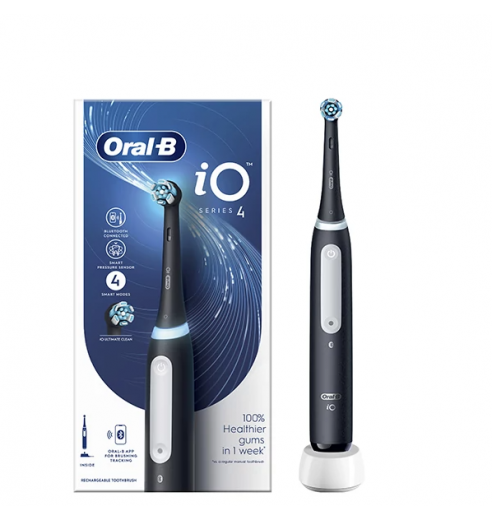 Электрическая зубная щетка Oral-B iO 4 Matt Black (IOG4.1B6.0)