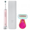 Электрическая зубная щетка Oral-B Pro 3 3500 + Женская бритва Gillette Venus Snap