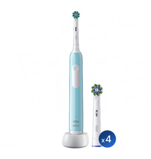 Электрическая зубная щётка Oral-B Pro Series 1 + Насадка для эффективной чистки Oral-B CrossAction (4 шт)