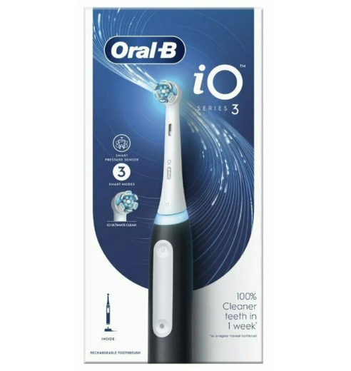 Электрическая зубная щетка Oral-B iO 3 Matt Black (iOG3.1A6.0)