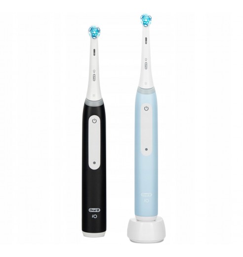 Электрическая зубная щетка Oral-B iO 3 Duo Matt Black + Ice Blue