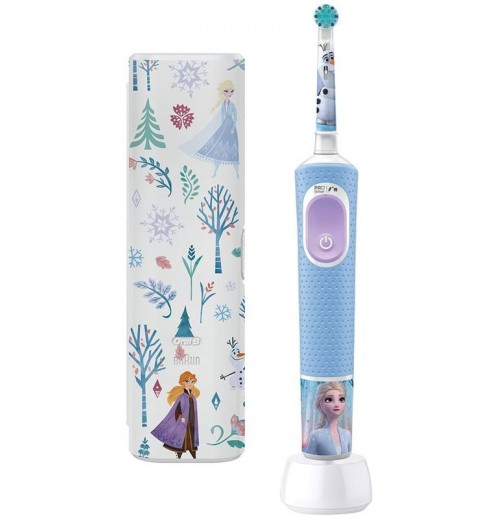 Детская электрическая зубная щетка Oral-B Vitality Kids Frozen "Холодное сердце" D103.413.2K