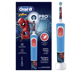 Детская электрическая зубная щетка Oral-B Vitality Kids Spiderman "Человек-паук" (D103.413.2K)