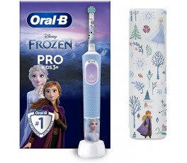 Детская электрическая зубная щетка Oral-B Vitality Kids Frozen II "Холодное сердце 2" + футляр