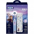 Детская электрическая зубная щетка Oral-B Vitality Kids Frozen II "Холодное сердце 2" + футляр