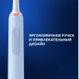 Электрическая зубная щётка Oral-B Pro 3 Голубая с дополнительной сменной насадкой Pro Cross Action (1 шт)