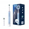 Электрическая зубная щётка Oral-B Pro 3 Голубая с дополнительной сменной насадкой Pro Cross Action (1 шт)