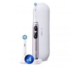 Электрическая зубная щетка Oral-B iO 9 Rose Quartz +Насадки Oral-B iO Ultimate Clean (4 шт)