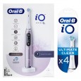 Электрическая зубная щетка Oral-B iO 9 Rose Quartz +Насадки Oral-B iO Ultimate Clean (4 шт)