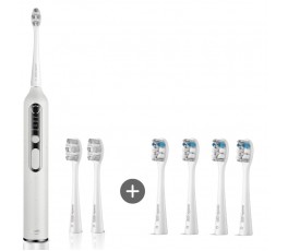 Электрическая зубная щетка usmile U3 - White + Насадка для зубной щетки usmile PRO01 Professional Clean - White
