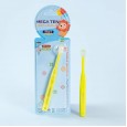 Детская зубная щетка MEGA TEN Step 1 (0-2 года) лаймовая
