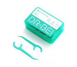 Зубочистки пластиковые с нитью DR.BEI Dental Floss Pick