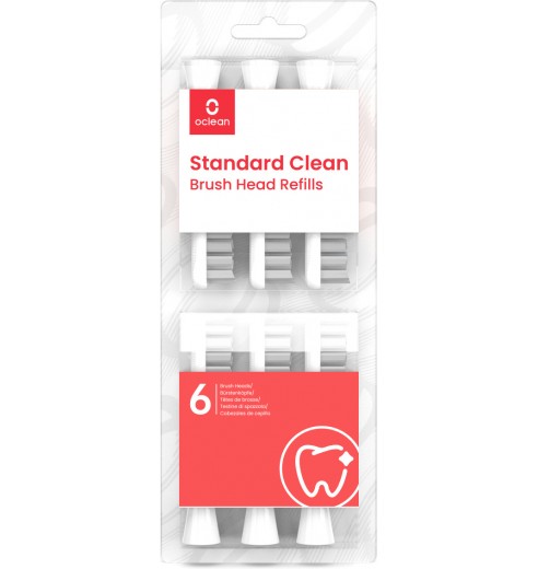Насадка для зубных щеток Oclean P2S6 W06 (6 шт)