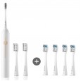 Электрическая зубная щетка usmile P1 - White + Насадка для зубной щетки usmile Whitening Pro PCB01 - White