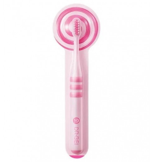 Детская зубная щетка DR.BEI Children Toothbrush 6-12 лет розовая