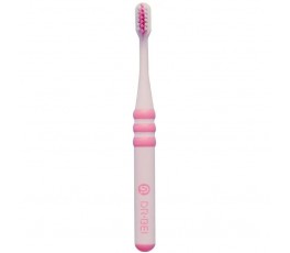 Детская зубная щетка DR.BEI Children Toothbrush 6-12 лет розовая