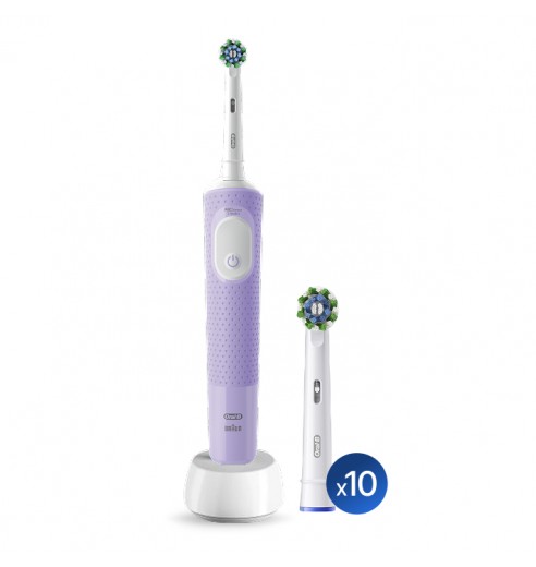 Электрическая зубная щетка Oral-B Vitality Pro + Насадка для эффективной чистки Oral-B CrossAction (4 шт)