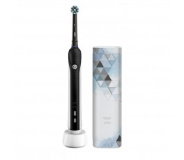 Электрическая зубная щетка Oral-B Pro 750 D16.513.UX c футляром для путешествий Design Edition черная