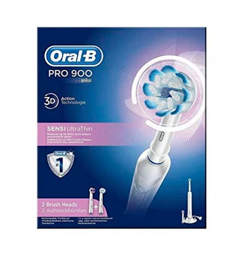 Электрическая зубная щетка Oral-B Pro 900 Sensitive White