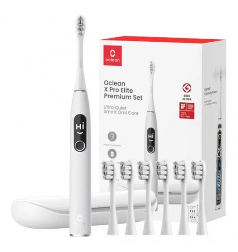 Набор Электрическая зубная щетка + 6 насадок Oclean X Pro Elite Premium Set