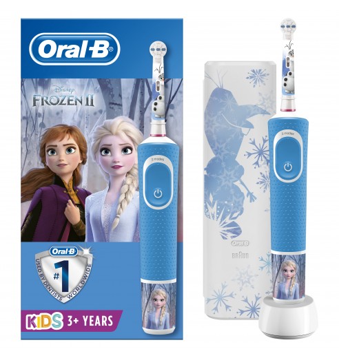 Детская электрическая зубная щетка Oral-B Vitality Kids Холодное сердце D100.413.2KX