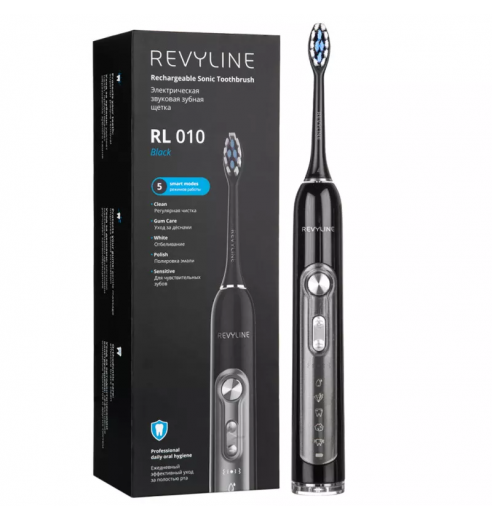 Электрическая зубная щетка Revyline RL010 черная