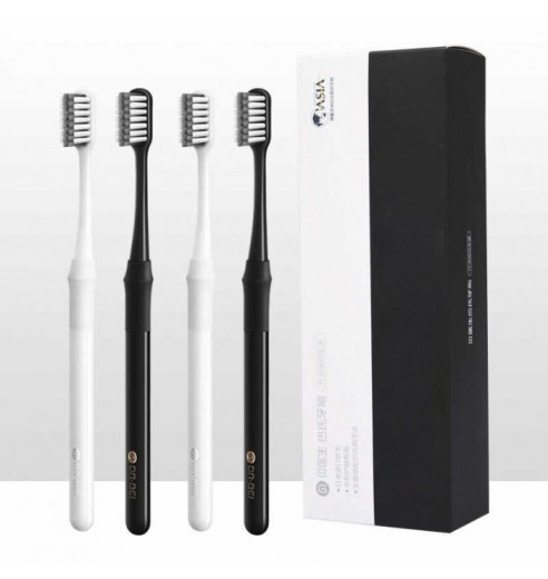 Набор зубных щеток Dr.Bei Bass Toothbrush Bamboo Joint 4 шт