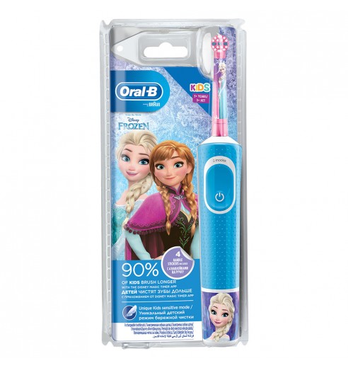 Детская электрическая зубная щетка Oral-B Vitality Kids Холодное сердце D100.413.2K