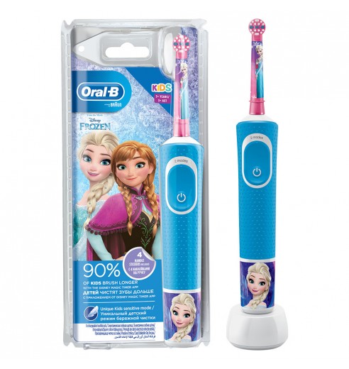 Детская электрическая зубная щетка Oral-B Vitality Kids Холодное сердце D100.413.2K