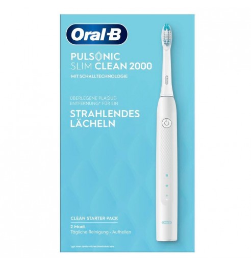 Электрическая зубная щетка Oral-B Pulsonic Slim Clean 2000 White