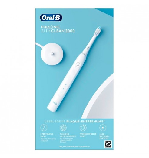 Электрическая зубная щетка Oral-B Pulsonic Slim Clean 2000 White