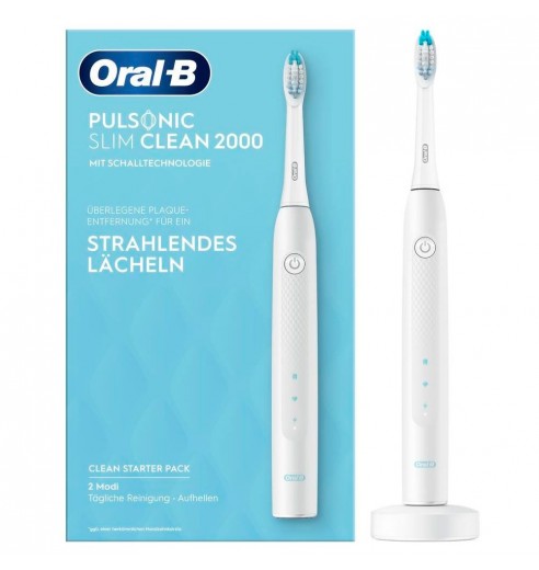 Электрическая зубная щетка Oral-B Pulsonic Slim Clean 2000 White