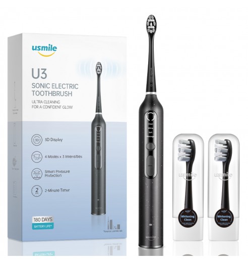 Электрическая зубная щетка usmile U3 - Black