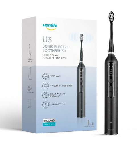 Электрическая зубная щетка usmile U3 - Black