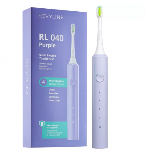 Электрическая зубная щетка Revyline RL 040 фиолетовая