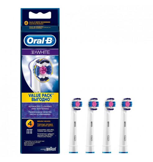 Насадка для отбеливающей чистки Oral-B 3D White (4 шт)