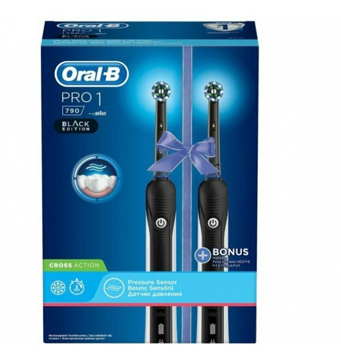 Набор  электрических зубных щеток Oral-B Pro 1 - 790 D16.524.UHX, 2 шт.
