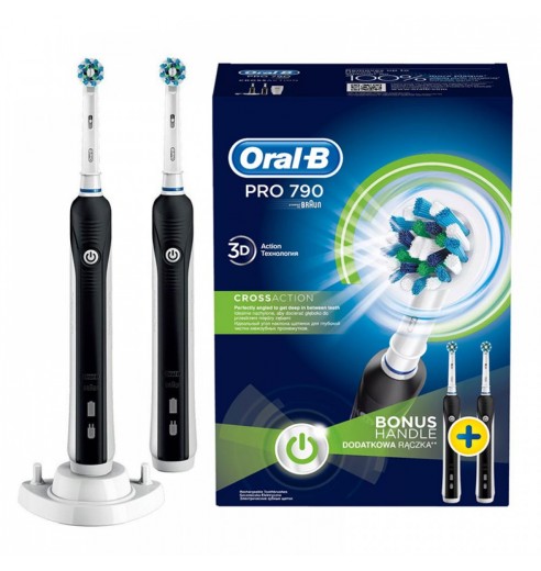 Набор  электрических зубных щеток Oral-B Pro 1 - 790 D16.524.UHX, 2 шт.