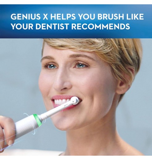 Электрическая зубная щетка Oral-B Genius X 20000 White D706.513.6
