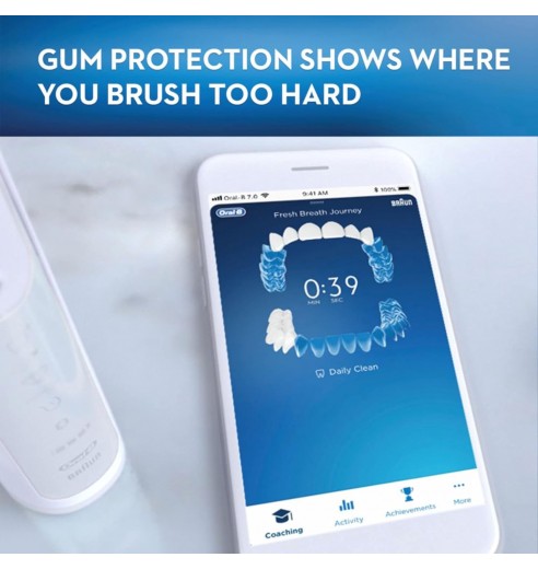 Электрическая зубная щетка Oral-B Genius X 20000 White D706.513.6