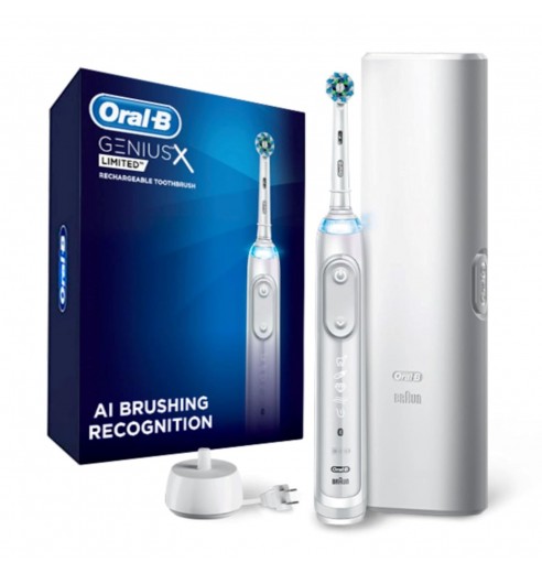 Электрическая зубная щетка Oral-B Genius X 20000 White D706.513.6