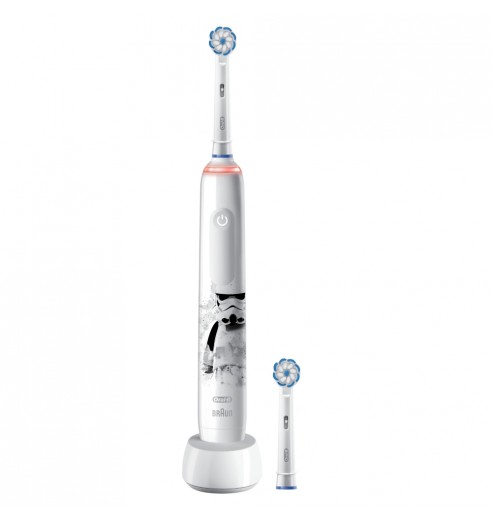 Детская электрическая зубная щетка Oral-B Pro 3  Junior Sensi Звездные Войны D505.523.2K