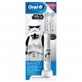 Детская электрическая зубная щетка Oral-B Pro 3  Junior Sensi Звездные Войны D505.523.2K