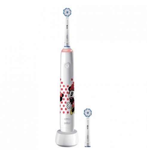 Детская электрическая зубная щетка Oral-B Pro 3  Junior Sensi Minnie Mouse D505.523.2K