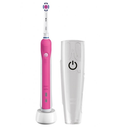 Электрическая зубная щетка Oral-B PRO 750 Pink D16.513.UX + Футляр
