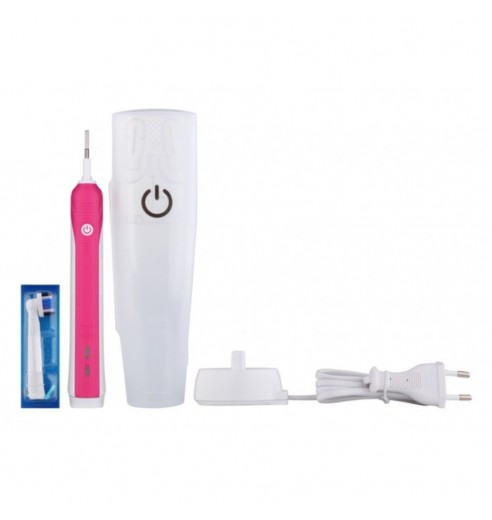 Электрическая зубная щетка Oral-B PRO 750 Pink D16.513.UX + Футляр